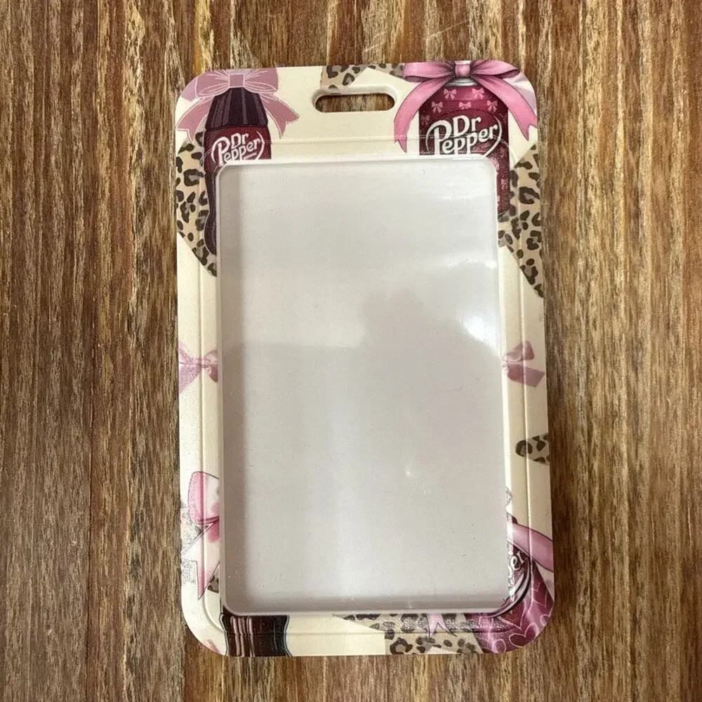 Dr Pepper Girly Badge ID Holder